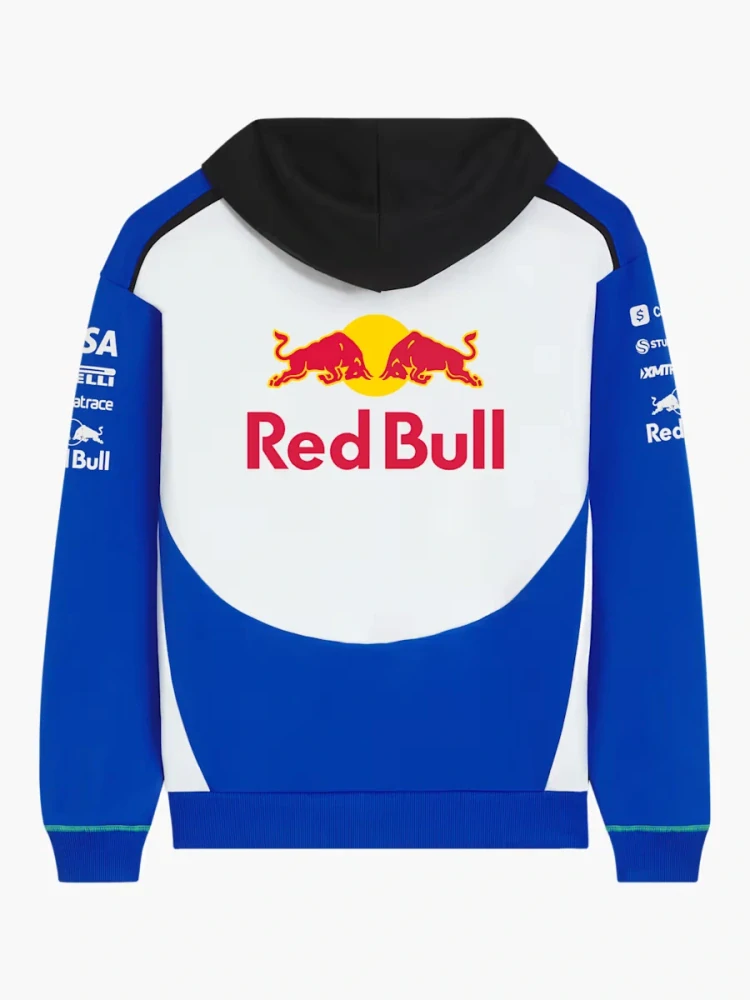 Mikina na zip Visa Cash APP Racing Bulls s logy sponzorů - týmová edice - M