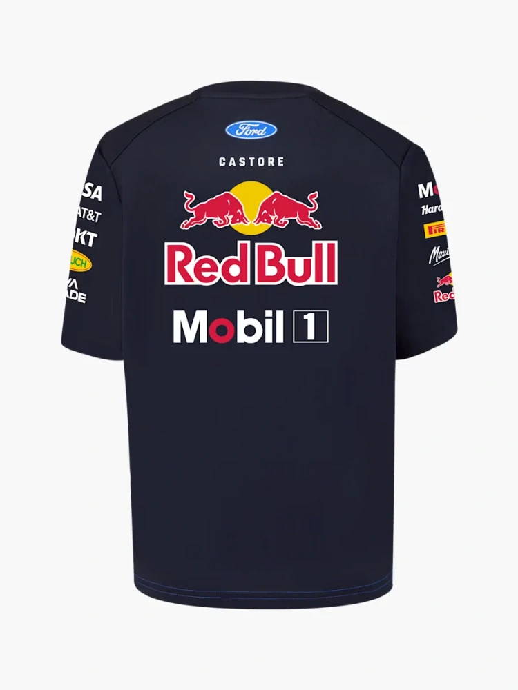 Dětské tričko Oracle Red Bull Racing s logy sponzorů - týmová edice