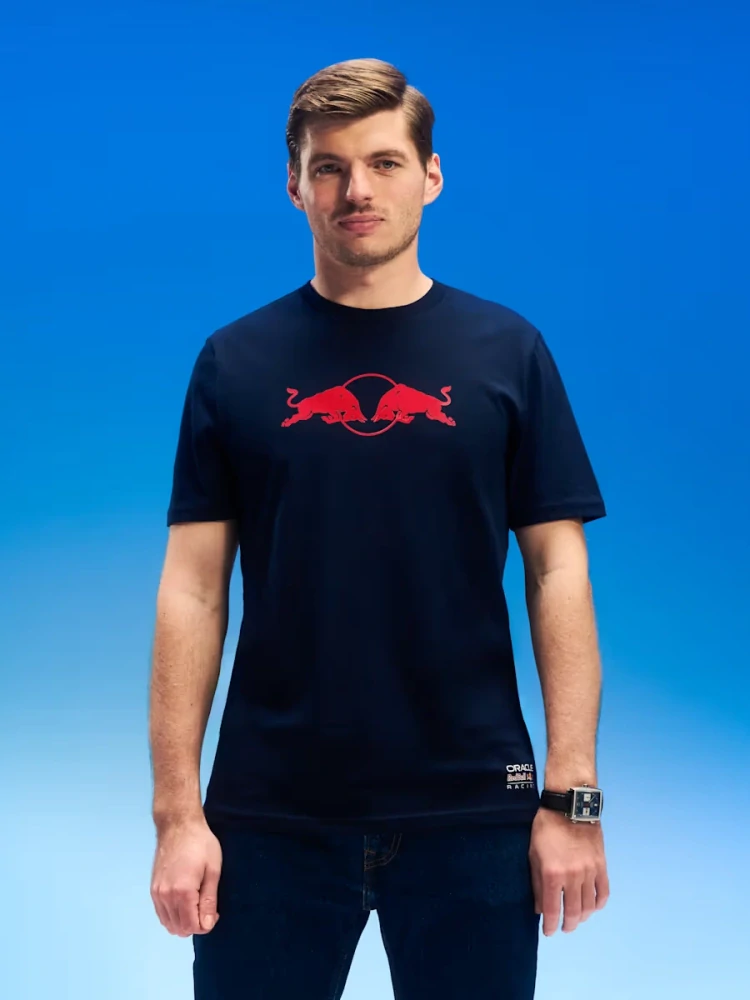 Tričko Oracle Red Bul Racing edice SPARK tmavě modré s logem