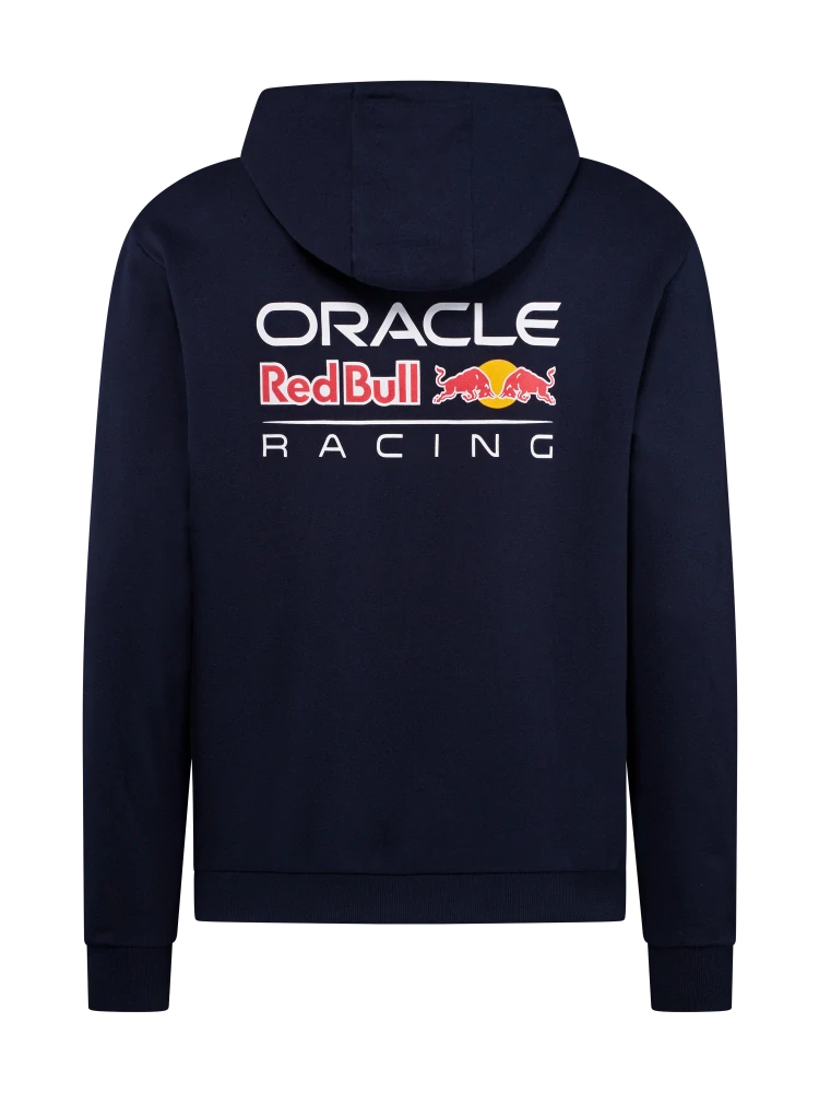 Mikina s kapucí Oracle Red Bul Racing edice RACING tmavě modrá s logem - L