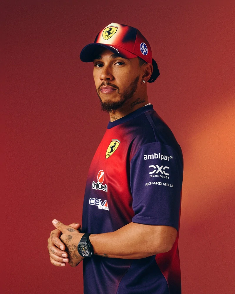 Kšiltovka Lewis Hamilton Scuderia Ferrari F1 x Puma - edice CHINA 2026