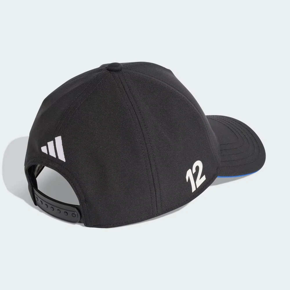 Černá kšiltovka Kimi Antonelli Mercedes AMG Petronas F1 x Adidas - týmová edice