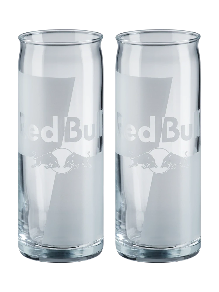 Red Bull sklenice s logem - sada 2