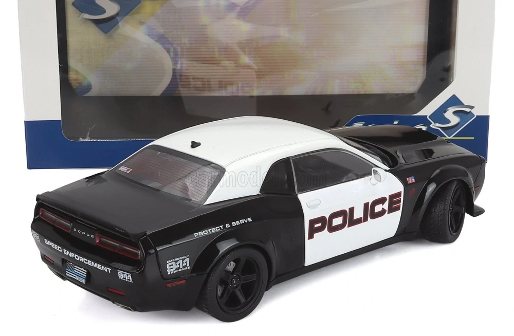 Model Solido Dodge Challenger DEMON POLICE 1:18