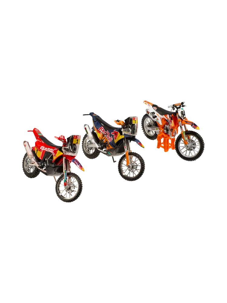 Set 3 motocyklů KTM Red Bull Racing BBurago 1:18