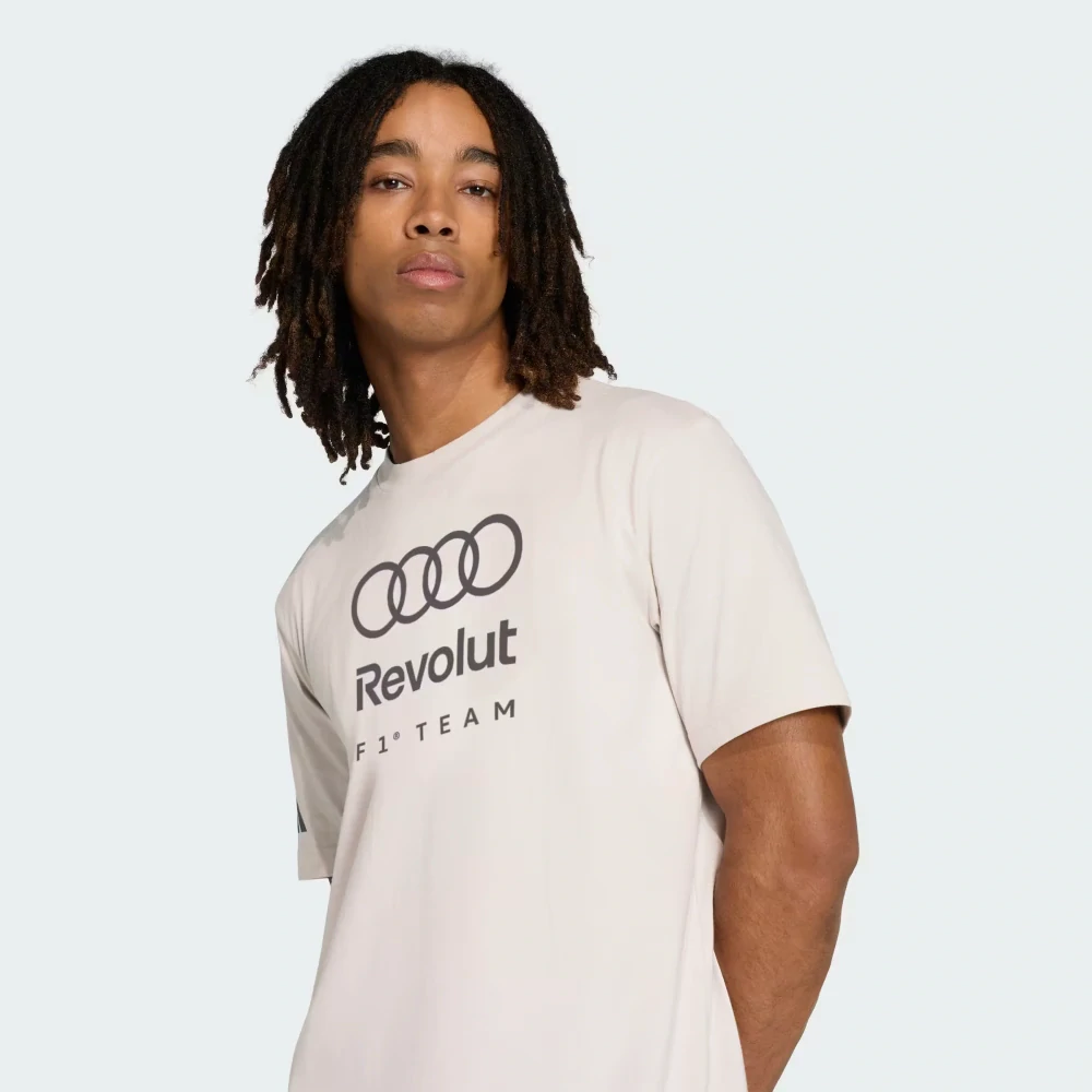 Tričko Audi Revolut F1 béžové x Adidas - volnočasová edice