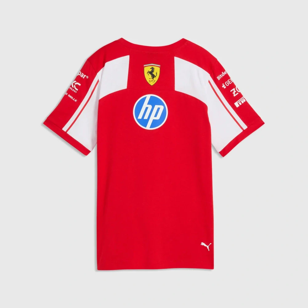 Dámské tričko Scuderia Ferrari F1 x Puma s logy sponzorů - týmová edice - XS