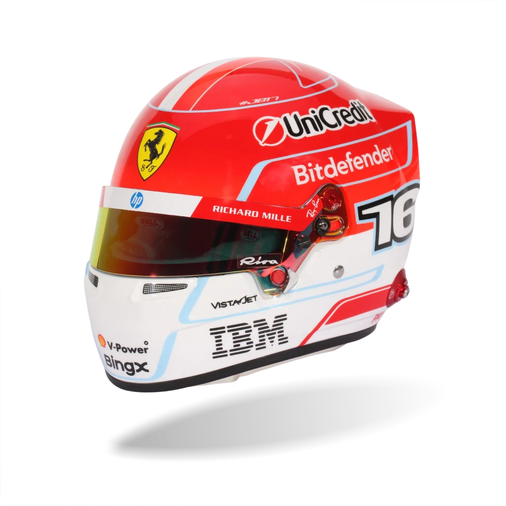 Model přilby Charles Leclerc 2026 BELL 1:2