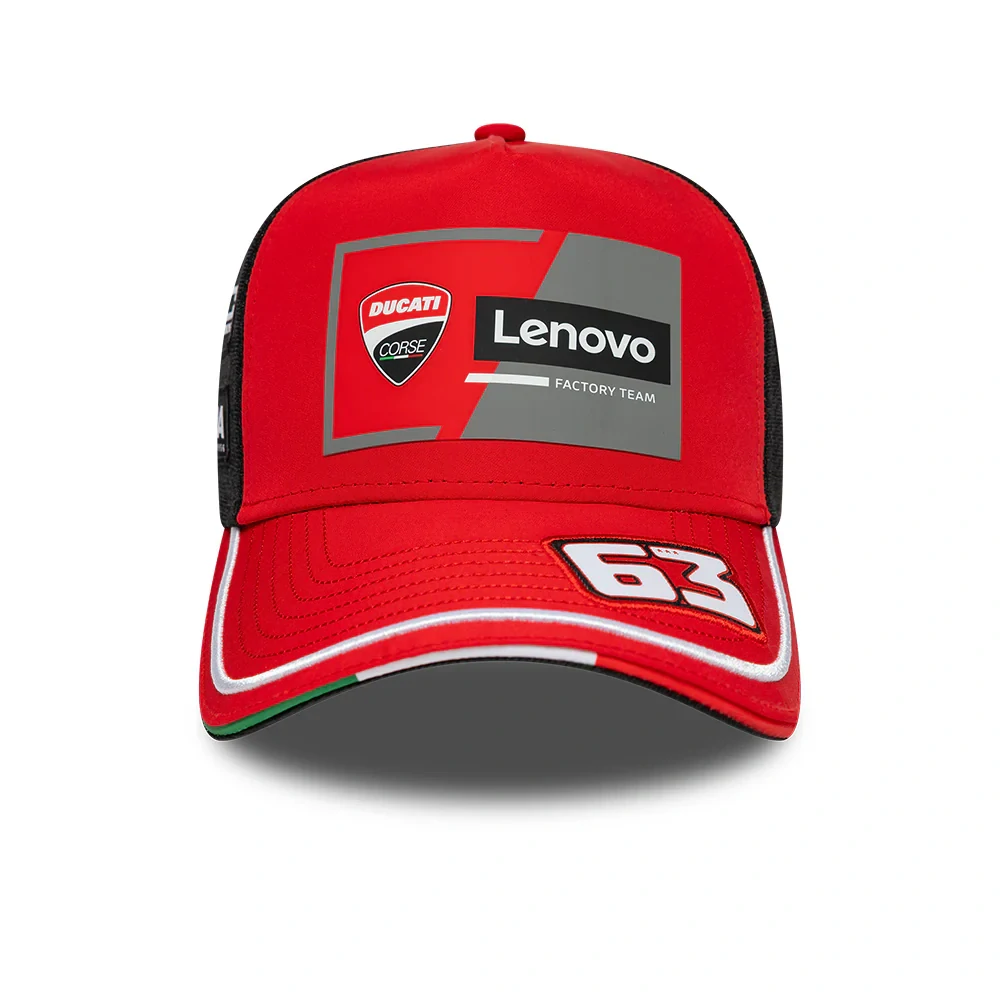Týmová kšiltovka Ducati MotoGP Pecco Bagnaia x New Era - týmová edice