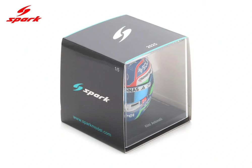 Model přilby SPARK Kimi Antonelli Emilia Romagna GP F1 2025 1:5