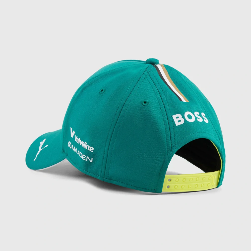 Kšiltovka Fernando Alonso - Aston Martin F1 s logy sponzorů - týmová edice