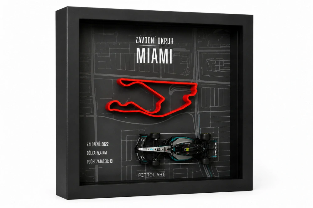 3D obraz PETROL ART - Kimi Antonelli Miami GP 2025