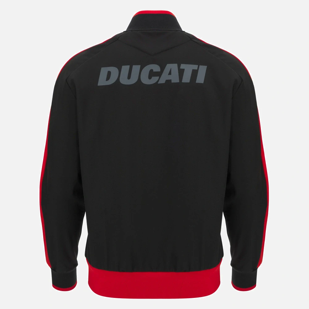 Softshell mikina Ducati x Macron černá s logem