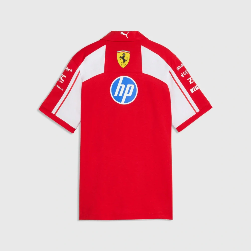 Dámská polokošile Scuderia Ferrari F1 x Puma s logy sponzorů - týmová edice - S