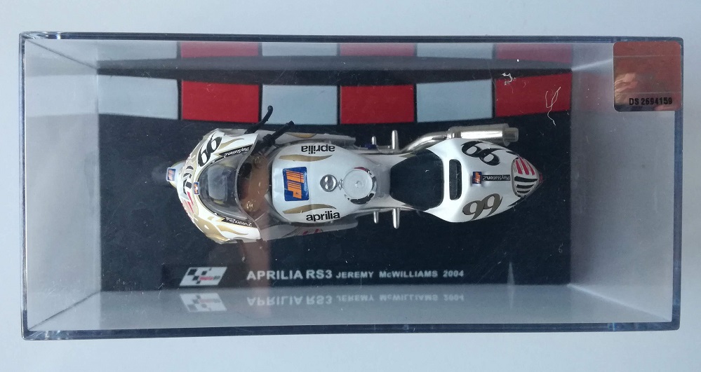 Model 1/24 Moto GP Aprilia RS3 Jeremy McWilliams 2004