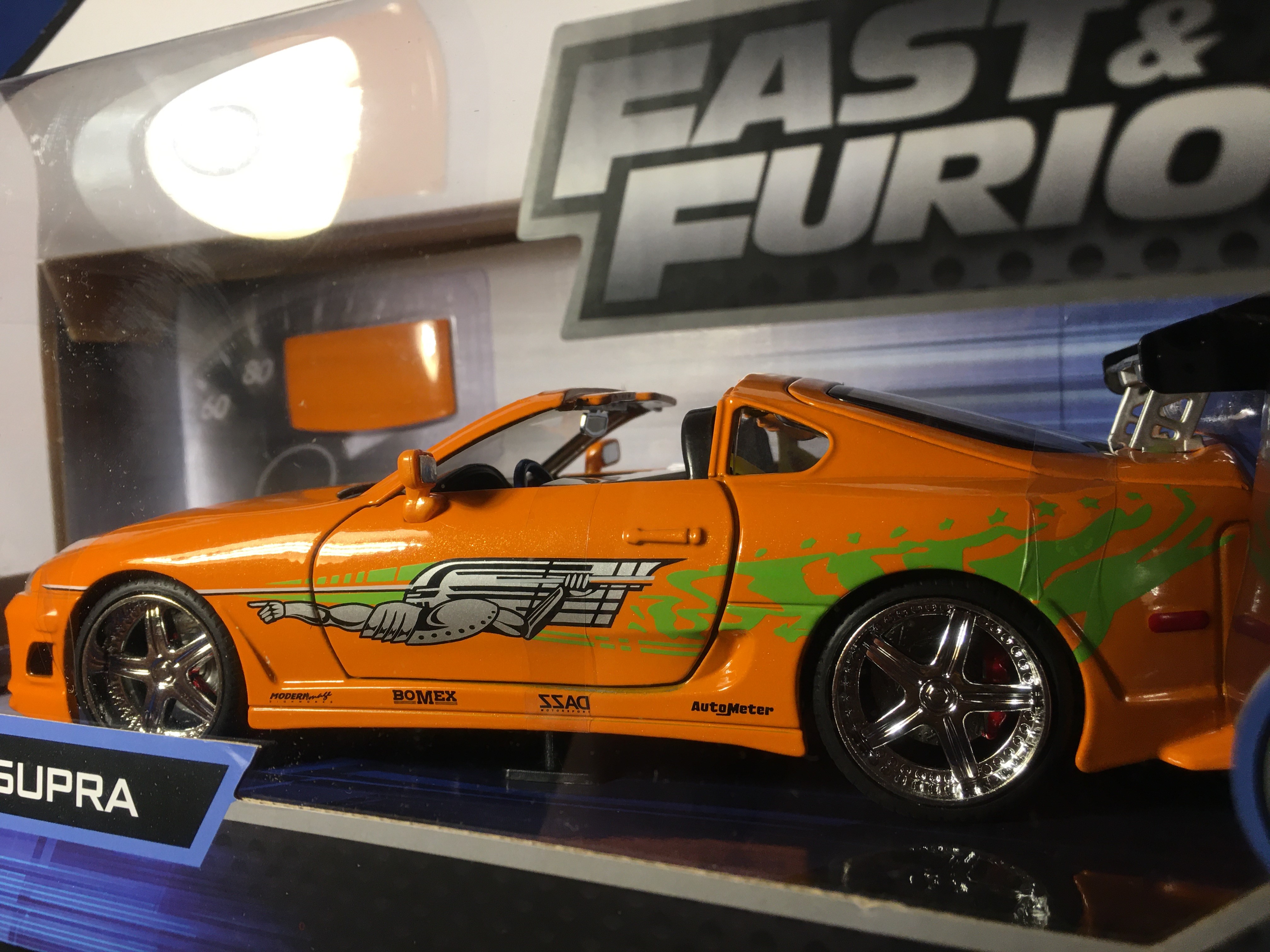Model Rychle a Zběsile Toyota Supra MKIV - Brian's 1:24