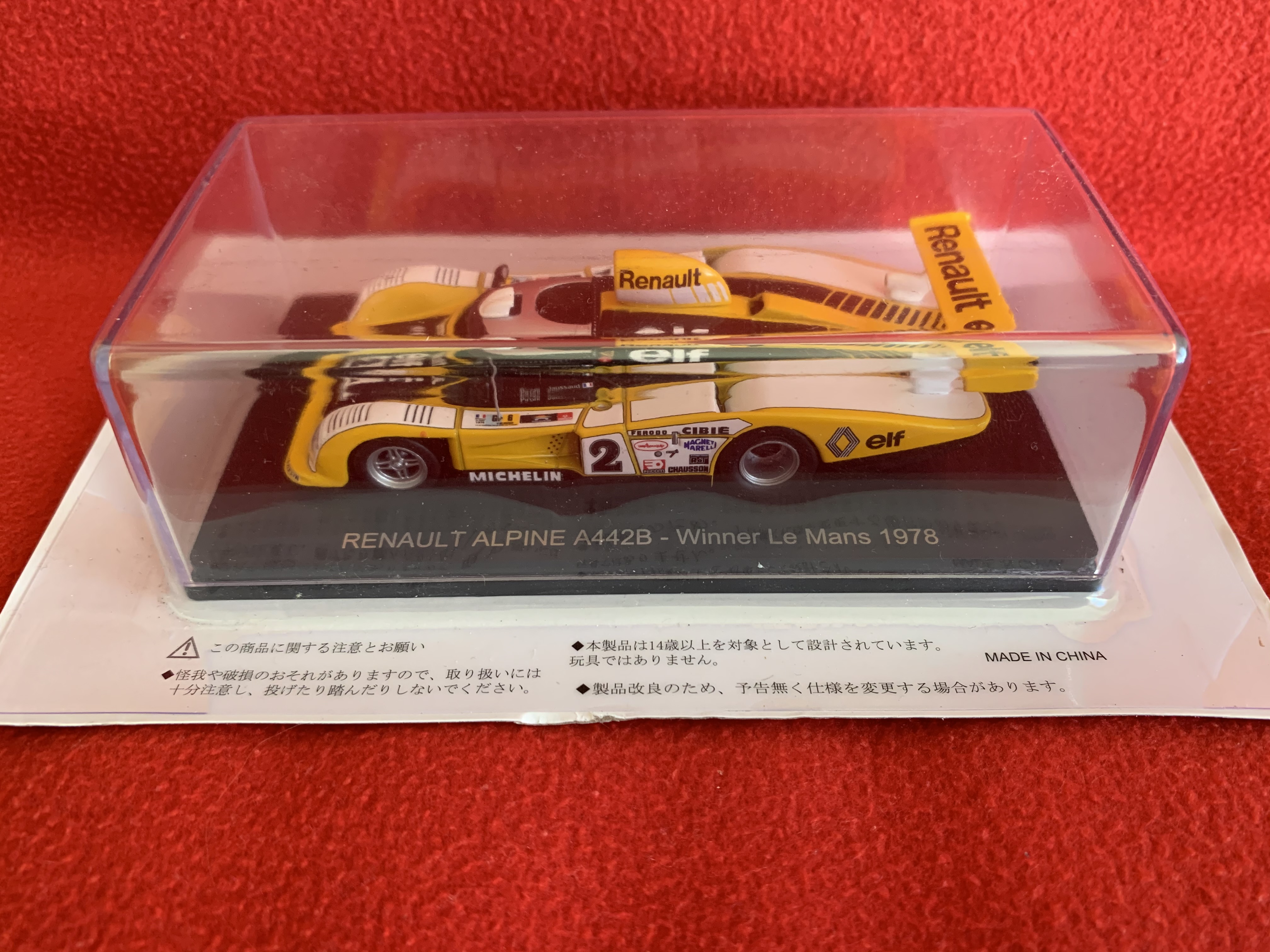MODEL RENAULT ALPINE A442B 2.0L TURBO LE MANS 1978