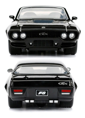 Model Rychle a Zběsile 8 Plymouth GTX Dom's 1:24