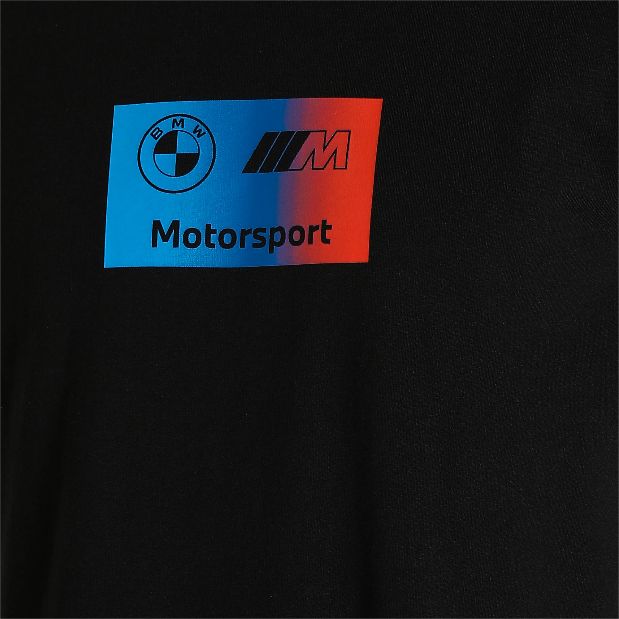BMW Motorsport černé tričko s logem BMW M
