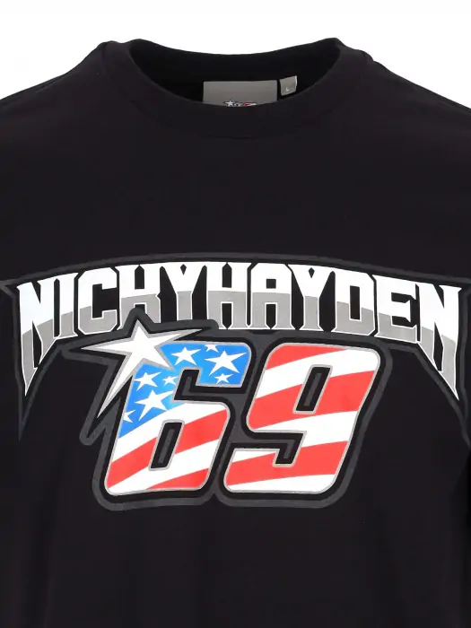 Nicky Hayden triko s logem 69 černé