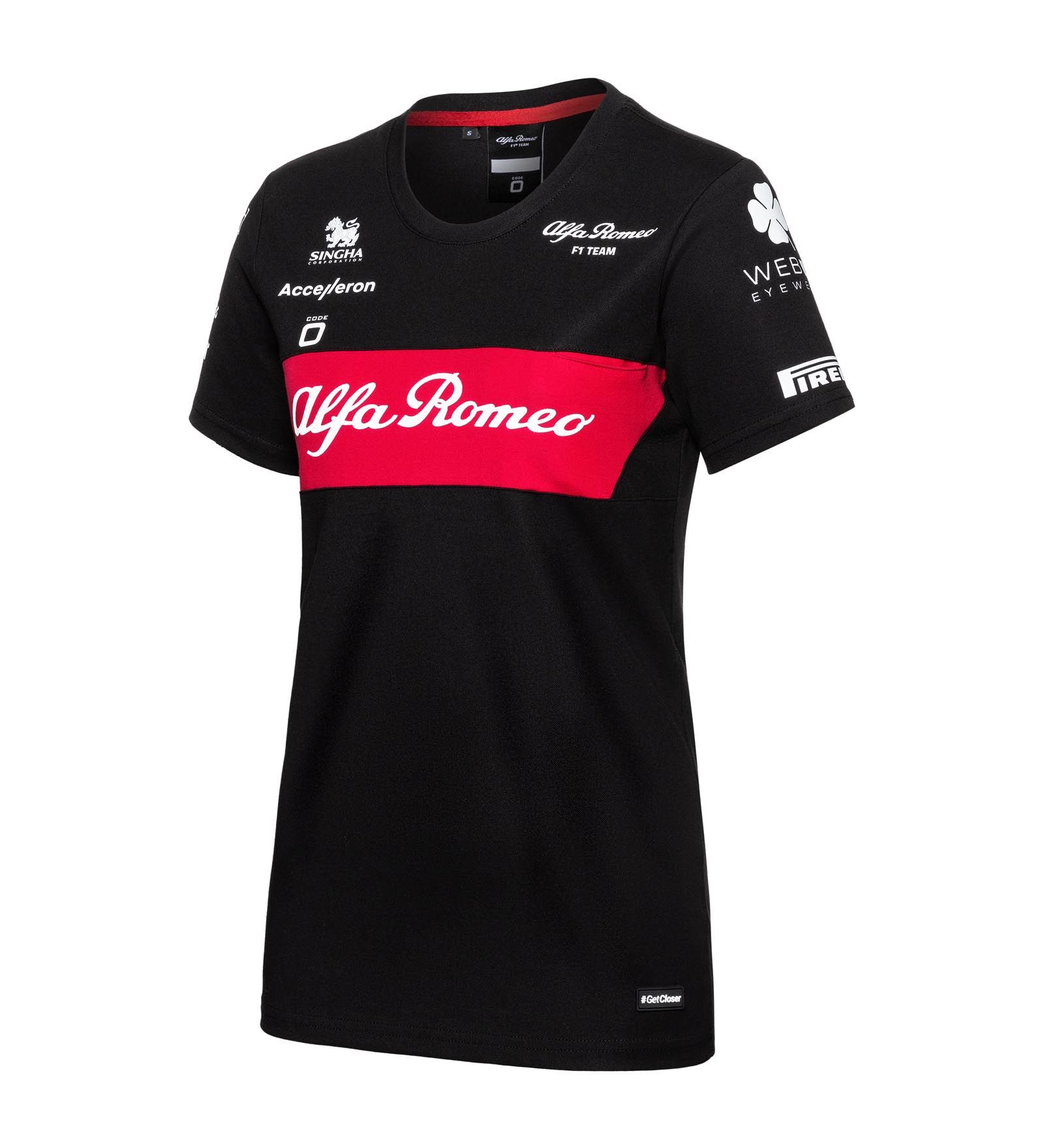 Alfa Romeo F1 Team dámské týmové triko černé - XXL