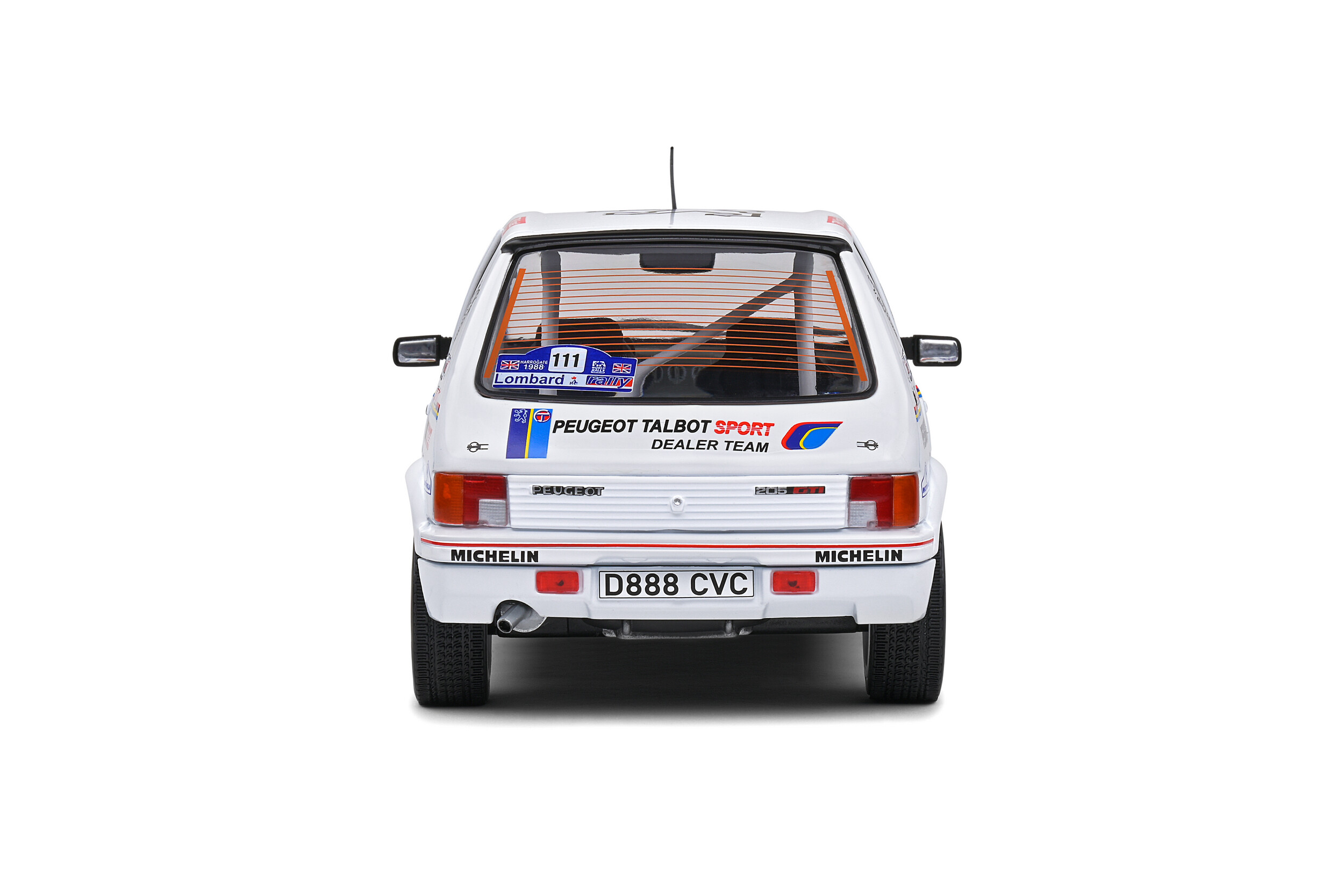 Model Solido Peugeot 205 GTI Colin McRae 1:18 Lombard Rally 1988