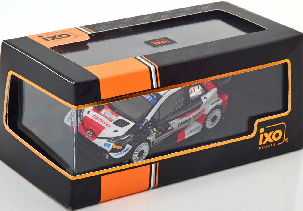 Model IXO Toyota Yaris WRC No.33, Toyota Gazoo racing DMG MORI WRC Rally Monza E.Evans/S.Martin 1:43