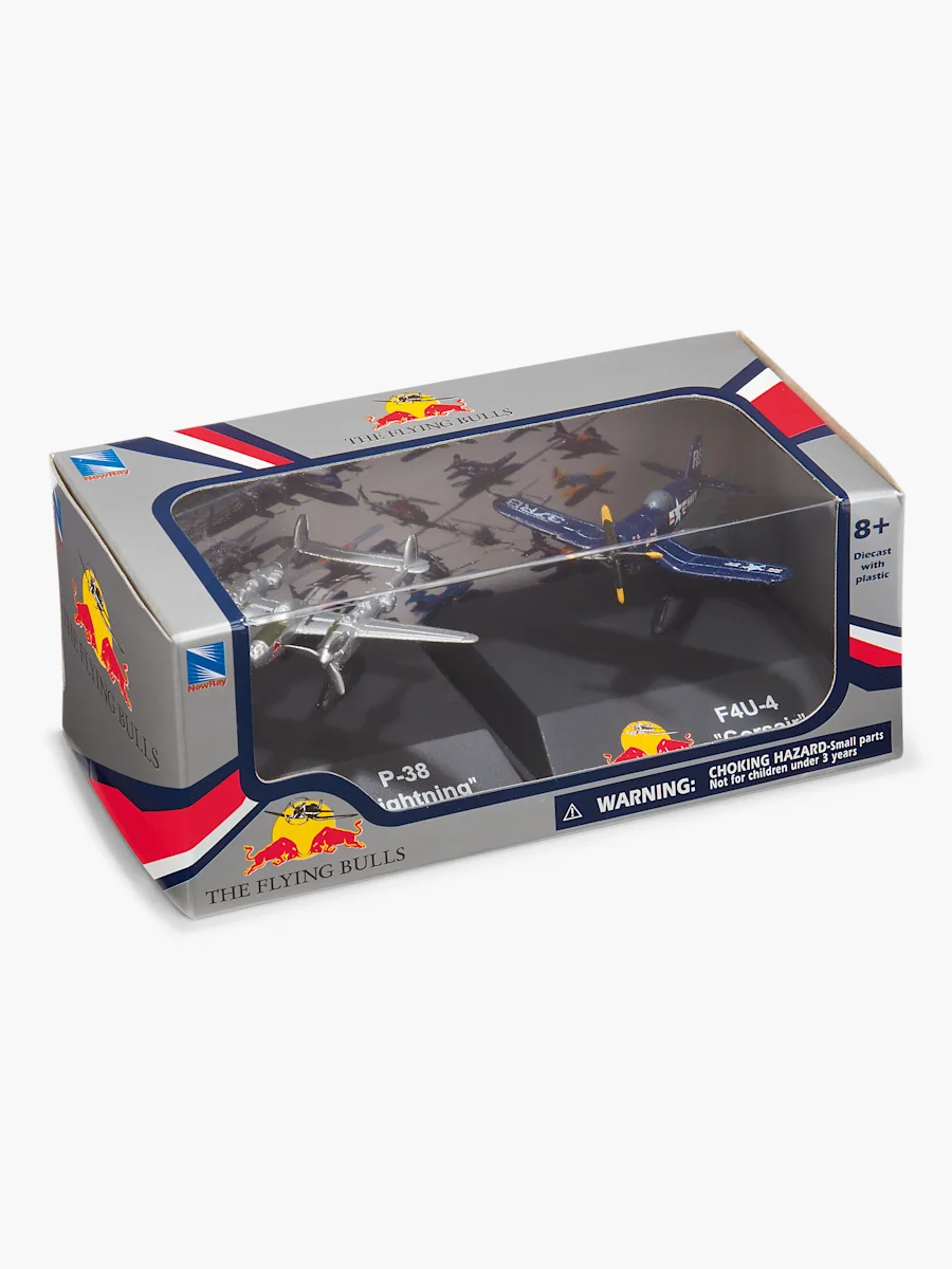 Model letadel The Flying Bulls P38 / F-4U New Ray 1:200