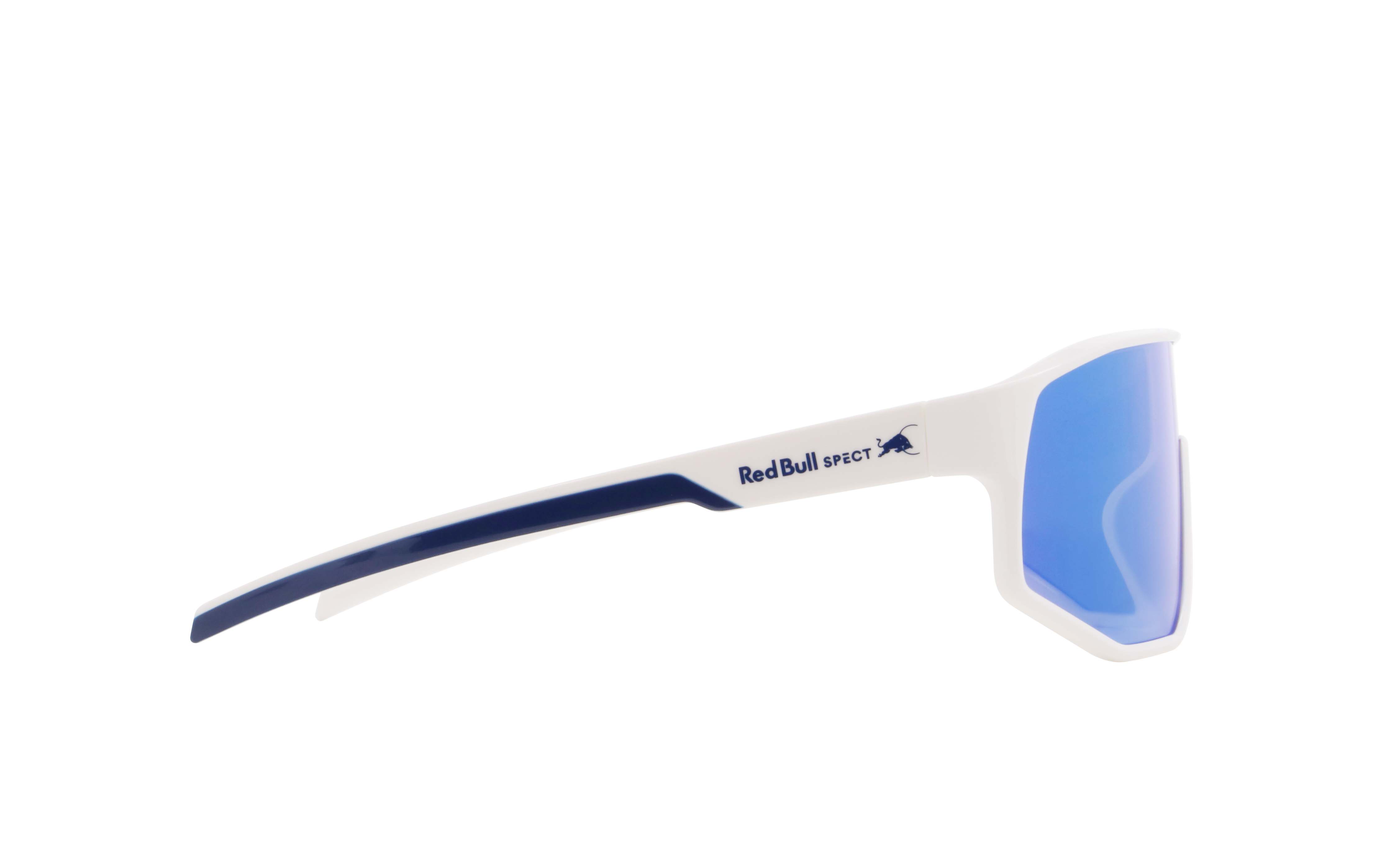 Red Bull Spect sluneční brýle DASH bílé s modrým sklem