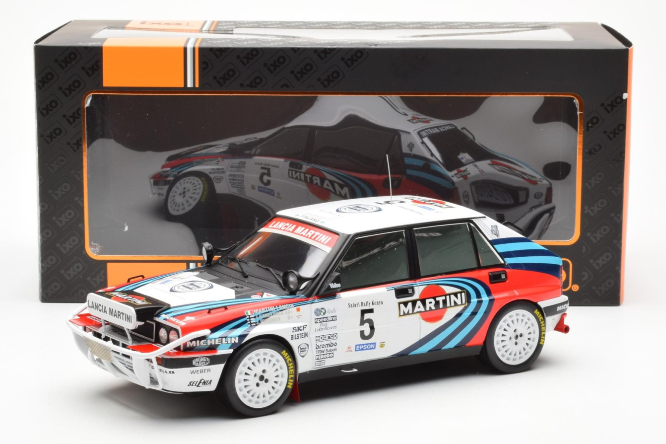 Model Lancia Delta Integrale Rally Kankkunen-Piironen Safari Rally 1990 1:18