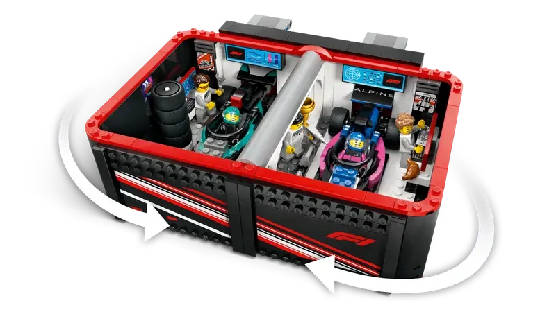 LEGO stavebnice Alpine/Mercedes - garáž Formule 1 - edice city