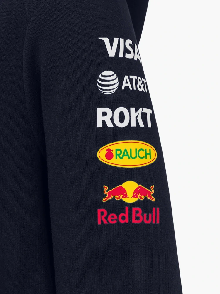 Dětská týmová mikina na zip Oracle Red Bull Racing s logy sponzorů - JS/8