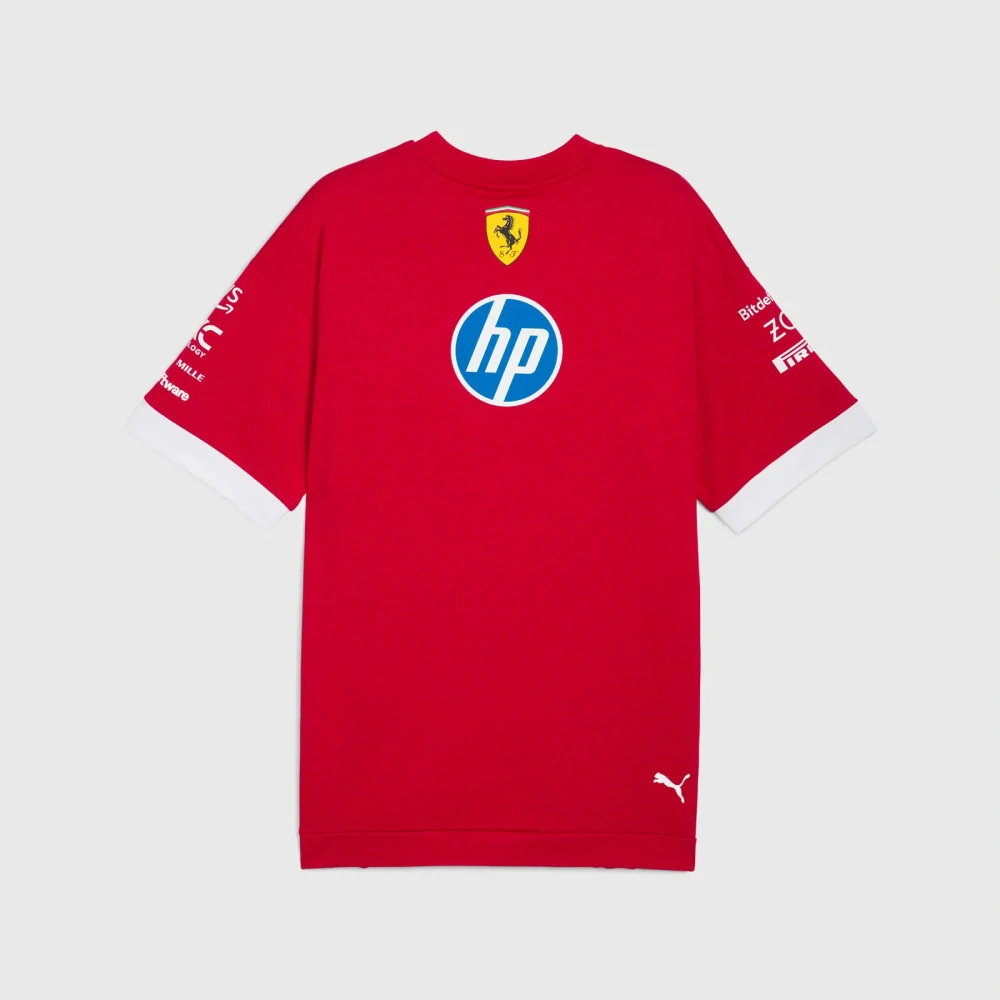 Týmové tričko Scuderia Ferrari F1 s logy sponzorů - DRIVERS - XL