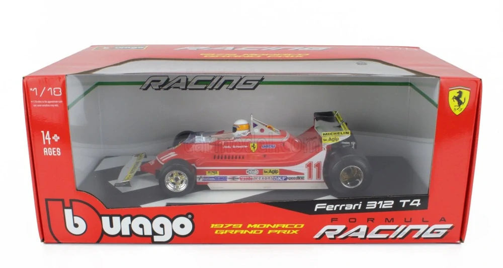 Model Ferrari F1 312T4 1979 Monaco GP J. Scheckter 1:18