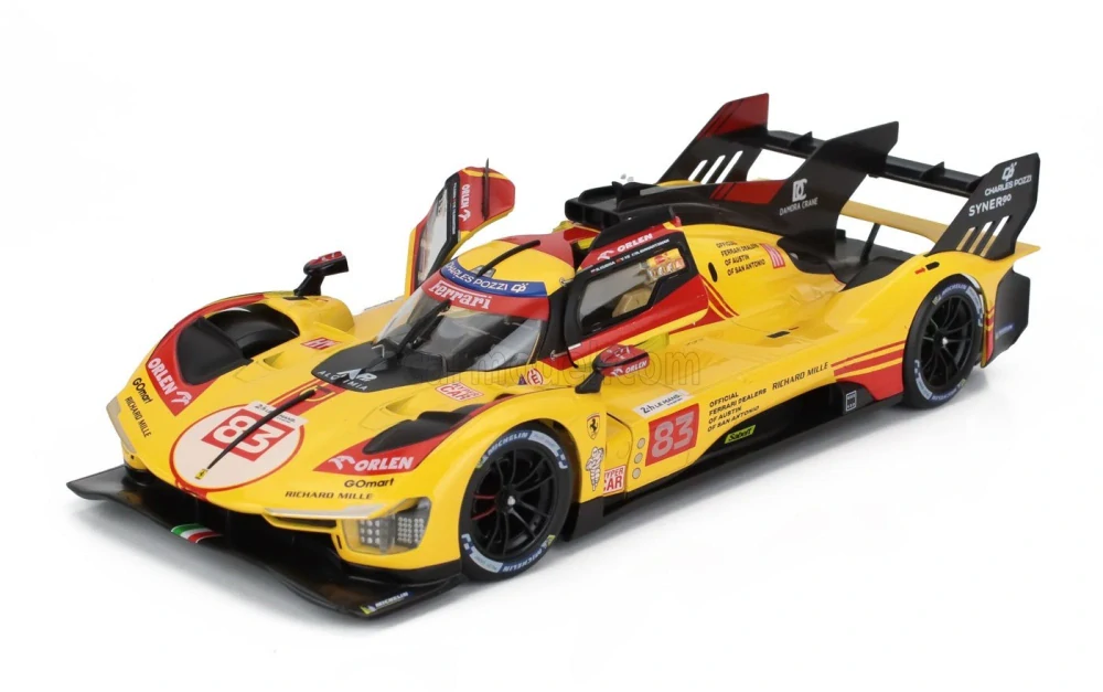 Model BBurago Ferrari 499P NR.83 Le Mans 2024 1:18 AF Corse