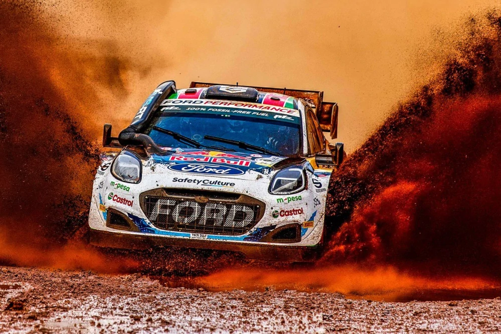 Model IXO Ford Puma Rally 1, WRC, Safari Rallye Kenia, 2024, #16, 1:18