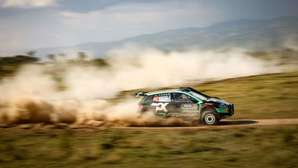 Model IXO Škoda Fabia Rally2, WRC, Safari Rallye Kenia, 2024, #22, 1:18
