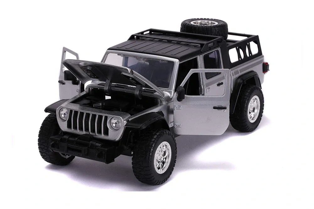 Model Rychle a zběsile JEEP Gladiator 2020 1:24 šedý