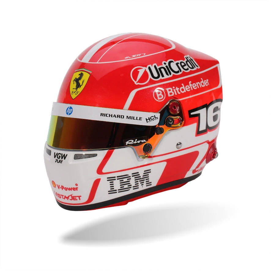 Model přilby Charles Leclerc 2025 BELL 1:2