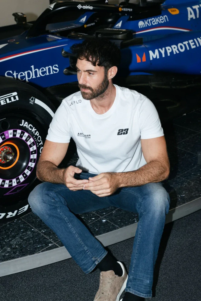 Fanouškovské tričko Alex Albon - Williams Racing F1 bílé - XL