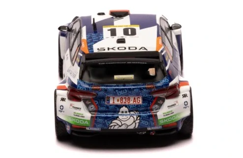 Model IXO Škoda Fabia Rally2 - Barum Rally 2024 #10 S.Wagner - J.Hain 1:43