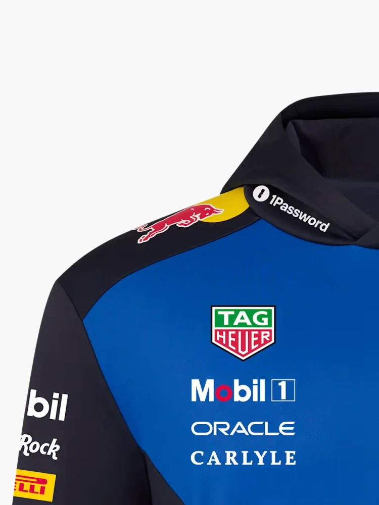 Mikina Oracle Red Bull Racing s logy sponzorů - týmová edice