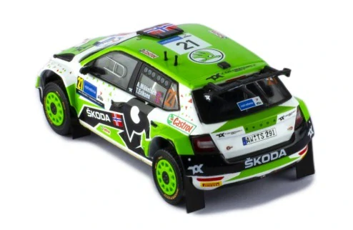 Model IXO Škoda Fabia Rally2 EVO #21 A.Mikkelsen - T.Eriksen Rally Estonia 2022 1:43