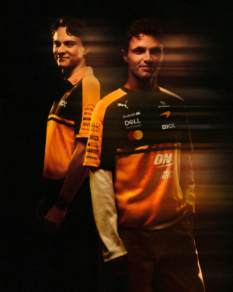 Tričko McLaren F1 s logy sponzorů x Puma - týmová edice - XXL