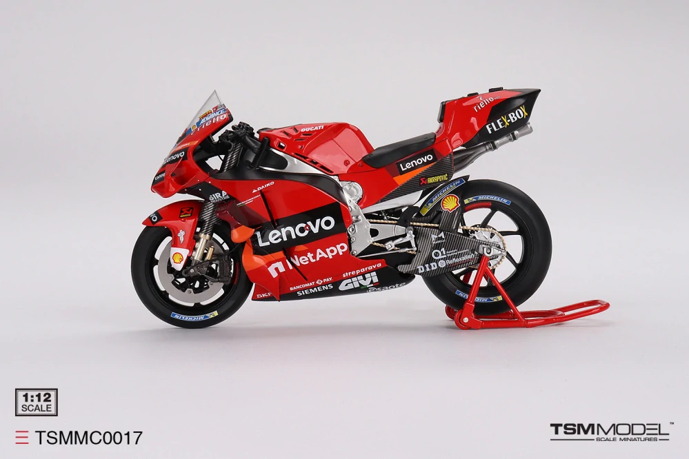 Model TSM MotoGP - Ducati Desmosedici Jack Miller GP22 #43 2022 1:12