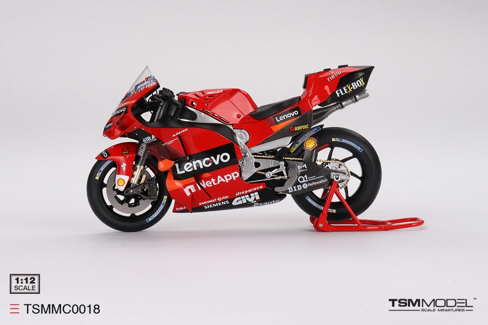 Model TSM MotoGP - Ducati Desmosedici Francesco Bagnaia GP22 #63 2022 1:12