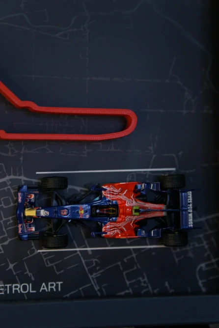 3D obraz PETROL ART Torro Rosso F1 STR3 - Sebastian Vettel - Monza