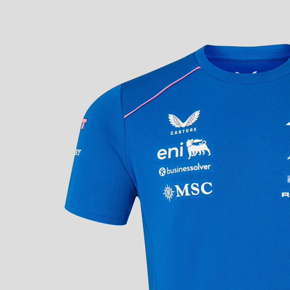 Tričko BWT Alpine F1 s logy sponzorů - týmová edice - XL