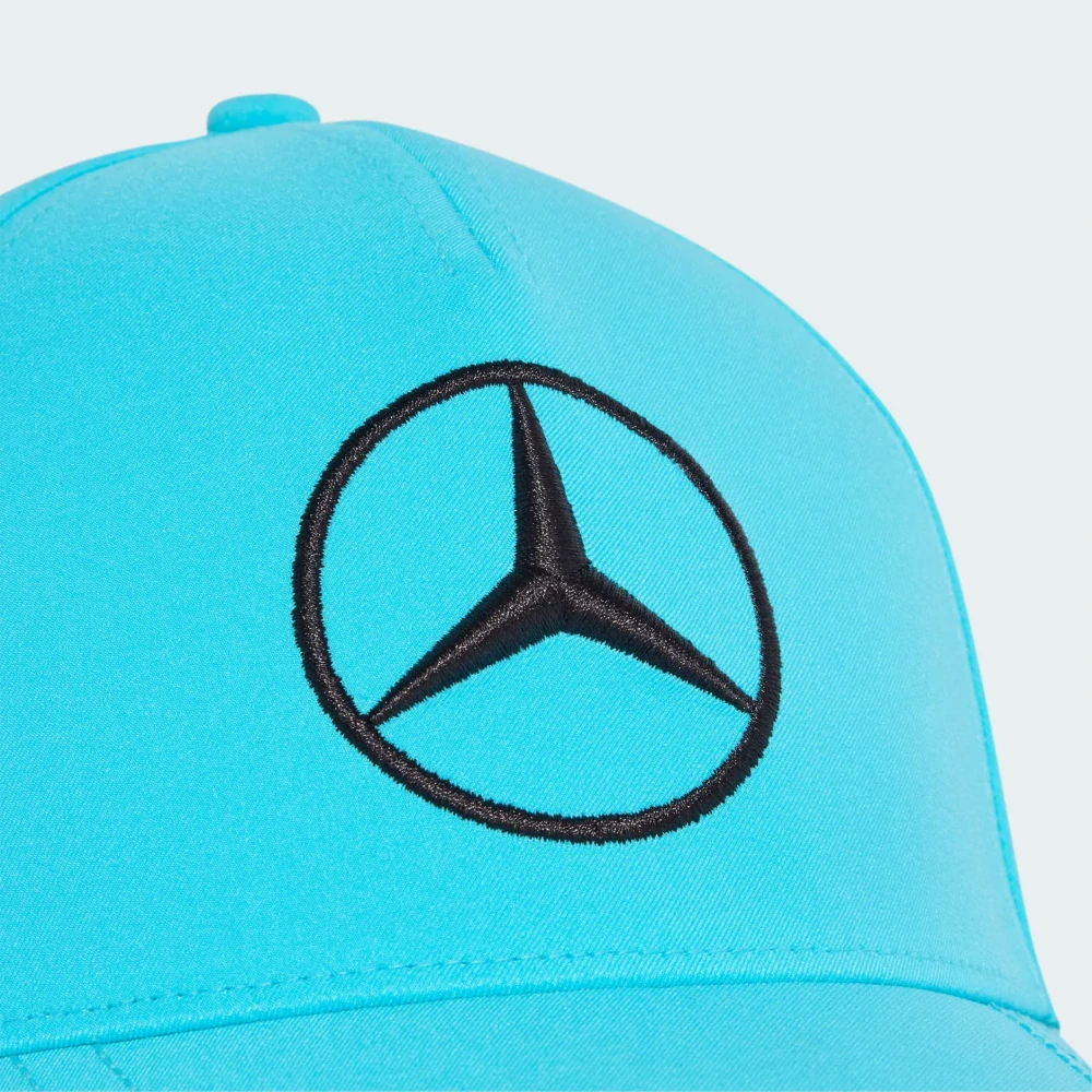 Modrá kšiltovka George Russell Mercedes AMG Petronas F1 x Adidas - týmová edice