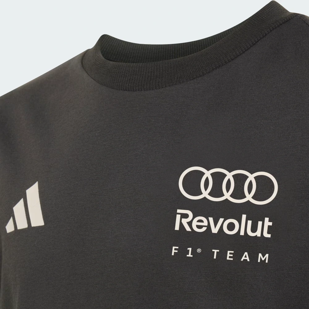 Dětské tričko Audi Revolut F1 šedé x Adidas - volnočasová edice - 164 CM